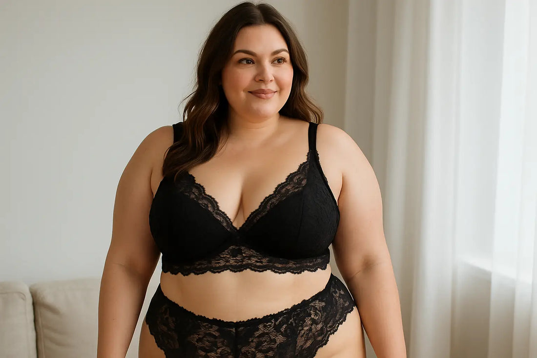 Plus Size Lace Lingerie Set That Actually Fits