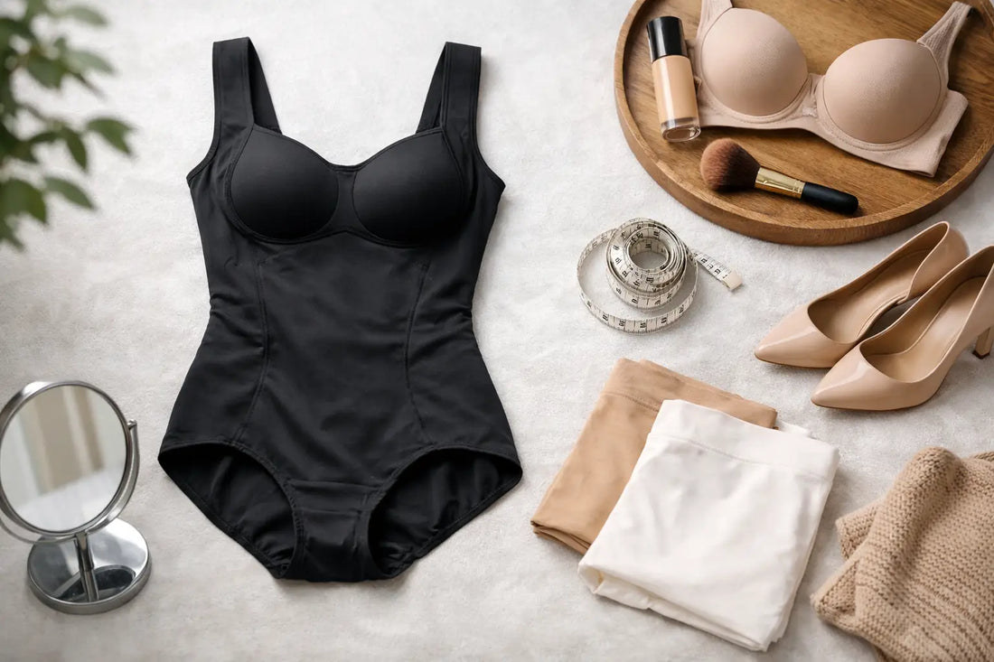 Wide Strap Shapewear Bodysuit Fit Guide